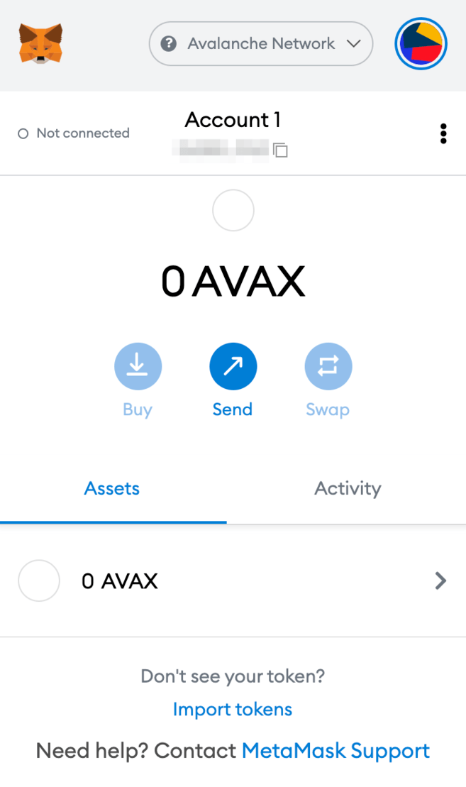 The AVAX Decentralized Wallet