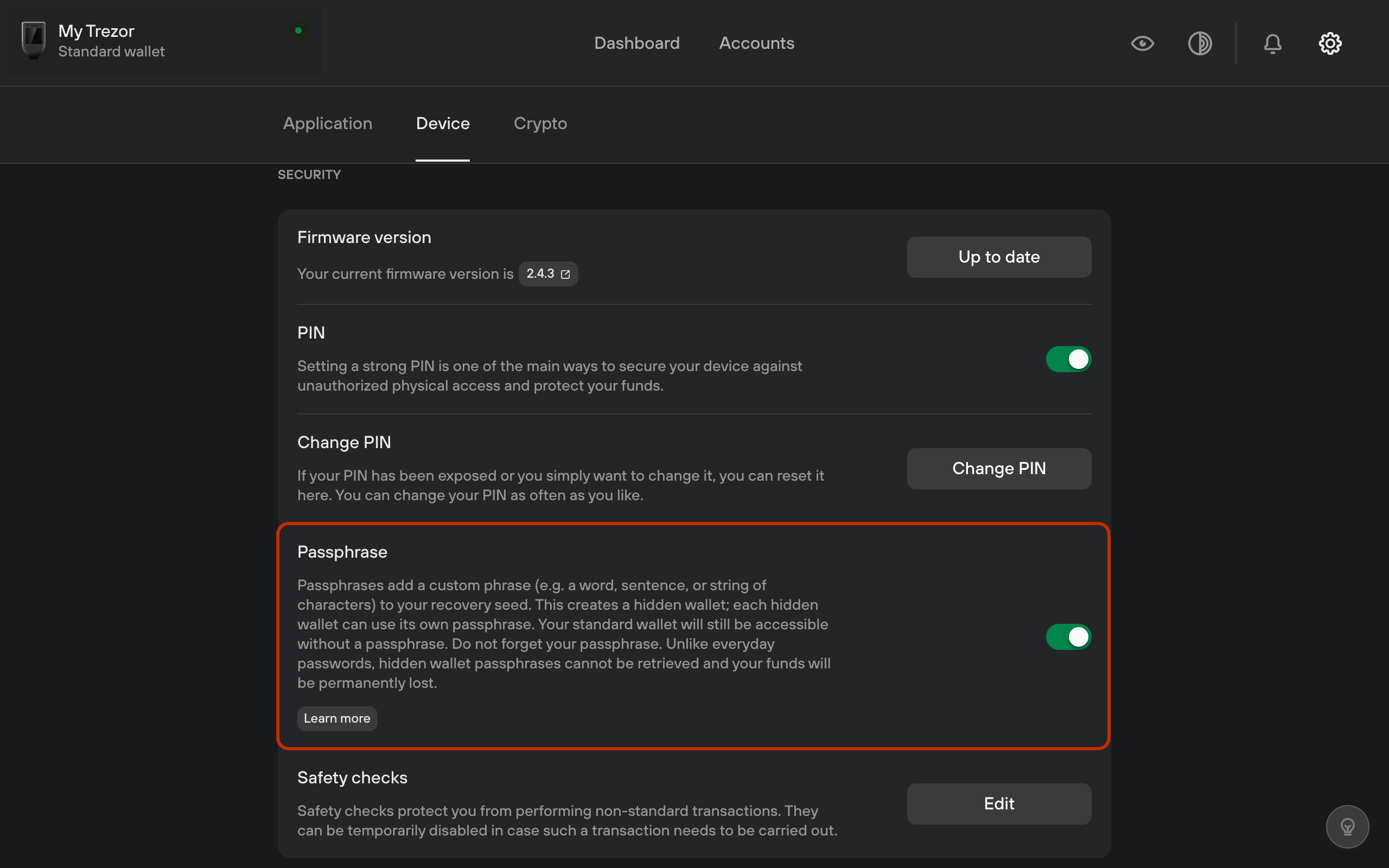 How a passphrase adds an extra layer of security