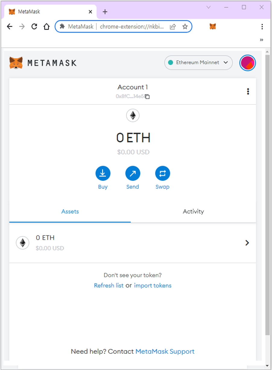 Navigating to Websites with MetaMask Mobile's Browser
