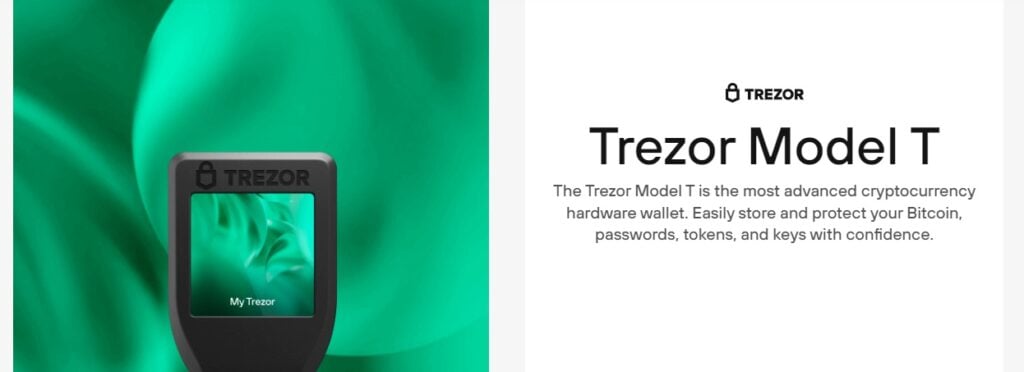 Managing Cryptocurrencies with Trezor Model T